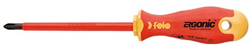 Felo 715753151 Ergonic Insulated #0 Phillips Screwdriver, 2-3/8