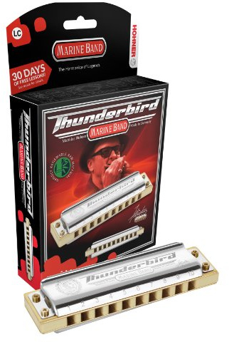 Hohner M2011BXLA Marine Band Thunderbird Diatonische Mundharmonika - Key of LA