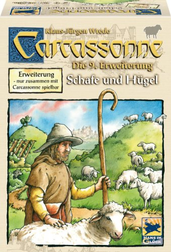 Hans im Glück 48240 - Carcassonne, Schafe und Hügel - Erweiterung 9, Legespiel