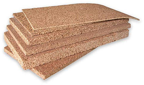 ARTIMESTIERI - Pannelli di Sughero da 1 a 10 cm di spessore - isolamento termico,acustico tetti cappotti e pavimenti - 1 cm - conf. 12 mq