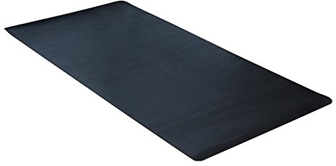 CLIMATEX Indoor/Outdoor Rubber Scraper Mat, 36 in. x 20 ft, Black﻿