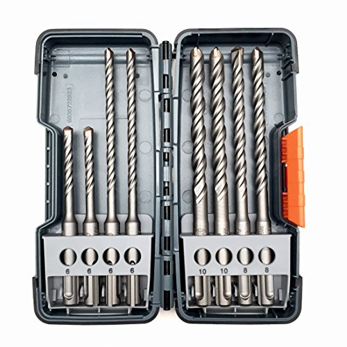 Hawera 8-tlg. SDS-Plus Power L Plus Hammerbohrer-Set in Box (je 2 x 6 x 50/110mm, 2 x 6 x 100/160mm, 2 x 8 x 100/160mm, 2 x 10 x 100/160mm)