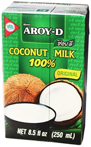Aroy-D - Kokosnussmilch - 36er Pack (36 x 250ml Packung) - 1 Karton