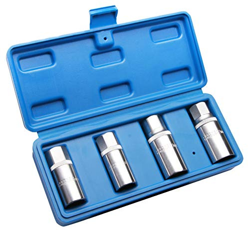 4 tlg Steckschlüssel Satz Stehbolzen Ausdreher Gewinde 1/2 Ausdreher 6,8,10,12mm