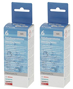 2 x 6 Bosch Siemens Pastilles détartrantes