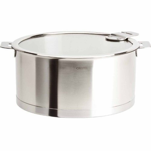 Cristel F22Qlksa Faitout 22 cm Amovible + Couvercle Strate Verre