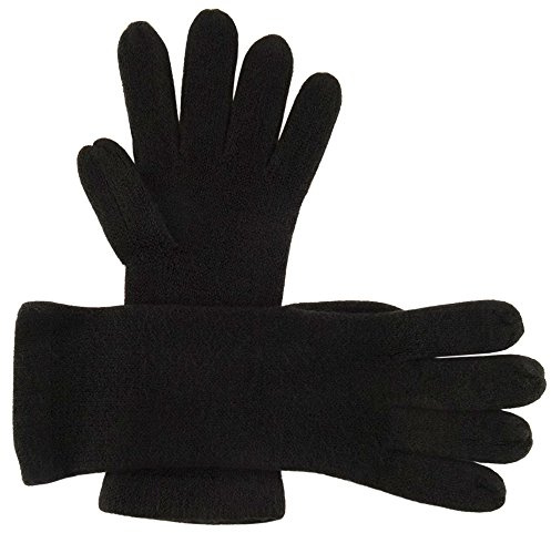 TigerTie feine Strickhandschuhe in einfarbig Uni - Handschuhe Größe M