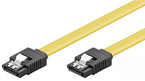 Wentronic HDD S-ATA Kabel 1,5GBs/3GBs/6GBs (S-ATA L-Type auf L-Type) gelb