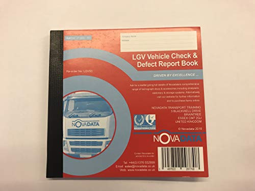 20 x LGV HGV Vehicle Check and Defect Report Books
