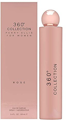 Perry Ellis 360 Collection Rose Eau De Parfum Spray 100 ml for Women