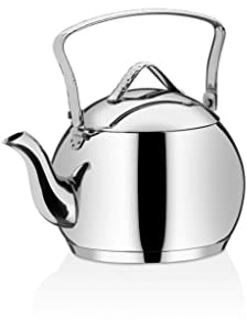 Korkmaz Teekocher Tombik Kessel Tea Pot Kettle 3,5 Liter A094 Edelstahl Rostfrei