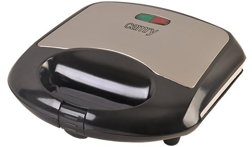 Camry CR 3018 Sandwichmaker, 700, Schwarz/silberfarben, Keramik