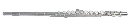 Armstrong FL650E Querflöte, Silber, C Dur, Modern, Nickelsilber, Inkl. Zubehör