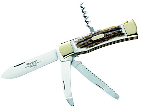Hartkopf Jagd-Taschenmesser Messer, Braun, One Size