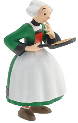 Plastoy -Plastoy-61021-Figurine Plastoy-61021-Figurine Comic-Bécassine und der Crêpe, 40328061021, Mehrfarbig