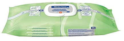 Mikrobac Tissues XXL, Flow Pack mit 40 Tüchern