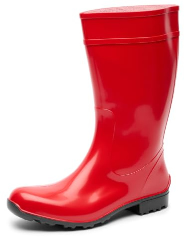 Ladeheid Botas Agua PVC Mujer LA-967 | Impermeables y antideslizantes. Resistentes y flexibles. Fáciles de limpiar. Para jardín y uso diario