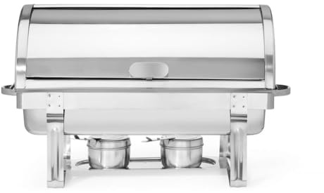 HENDI Calientaplatos Gastronorm 1/1 con tapa abatible - 9 L - 590x340x(H)400 mm