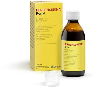 DEITERS - Herbensurin Konzentrat zur Verdünnung, Behandlung von Nierensteinen, Konzentrat zur Prävention, Brechen von Steinen, Natur, Flasche 250 ml