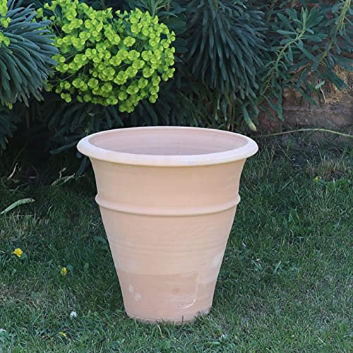 Kreta Keramik Céramique de Crète | Pot/jardinière en Terre Cuite antigel Fait Main | 35 cm | Décoratif sur Balcon, terrasse ou dans Le Jardin Différentes Tailles de Yucca
