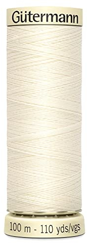 Unbekannt Gütermann Allzweck-Nähfaden, Polyester, 100 m, Elfenbein, 5.5x1.8x1.8 cm, GUT_788988-001-1