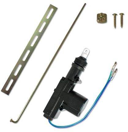 JOM Car Parts & Car Hifi GmbH 7103-1 Universal-Stellmotor, 2-polig, als Ersatz, Ergänzung oder Kofferraum Entriegelung oder bei Nachrüstung, Slave-Motor ohne Schalter