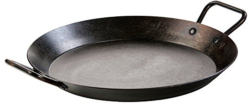 Lodge CRS15 Lot de 2 poêles à frire en acier assaisonné 38,1 cm