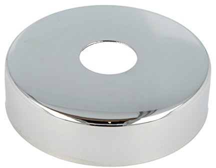 tecuro Hahnrosette 1/2 Zoll Messing verchromt Ø 22 x 80 mm x 20 mm langlebig edles Design