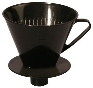 Kaffeefilter für 4 Tassen mit Stutzen Kunststoff