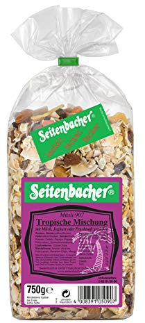 Seitenbacher Müsli Tropische-Mischung I Vollkorn I Exotisch I viele Früchte I (1 x 750 g)