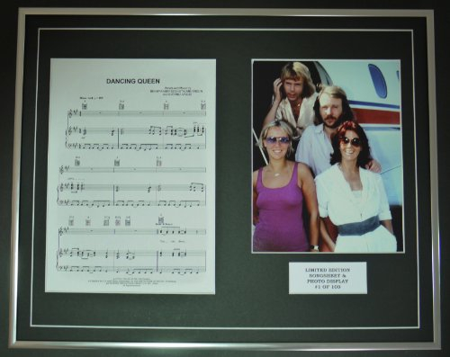 ABBA/DANCING QUEEN/Songsheet und Photo Display, limitierte Auflage