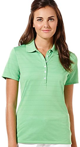 Callaway Kortärmad damgolfpiké med kort ärm i pikétyg och öppet nät, grön (Vibrant green), L