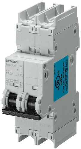 SIEMENS 5SJ4 MCB Leitungsschutzschalter Typ C, 2-polig 10A 400V, Abschaltvermögen 14 kA SENTRON DIN-Schienen-Montage