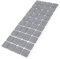 Adsamm® / 40 x feltrini autoadesivi/Grigio / 25x25 mm/Quadrato/piedini per mobili in feltro da 3.5 mm di spessore/pad protettivi per arredi