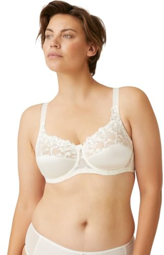 Naturana® Hochwertiger Damen BH mit Bügel [Cup B-E] BH sehr guter Halt bei schönem Dekolleté | 95 Champagner C