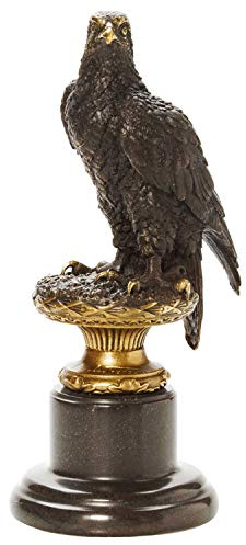 aubaho Bronze Adler Skulptur Eagle Bronzefigur 31cm nach Archibald Thorburn 1860-1935