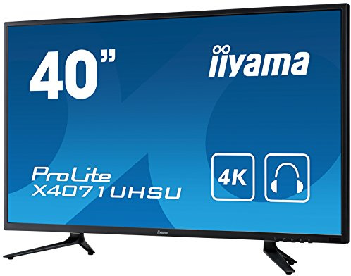 X4071UHSU-B1 iiyama - Public Display (grand écran LCD de format, 3840 x 2160 pixels, 4K Ultra HD, 5000: 1, 12000000: 1, 1,073 trillions de couleurs, noir)