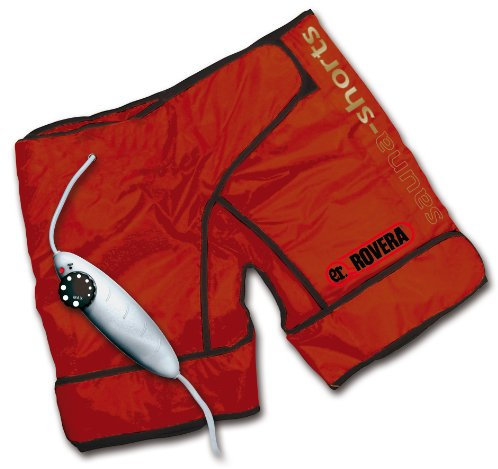 Rovera Sauna Shorts Pantaloncini Effetto Sauna Elettrici, rosso