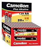 PRSENTOIR 20X12PCS AVEC PILES ALCALINES AA/LR6 1.5V-2600MAH