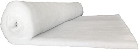 pemmiproducts Volumenvlies 400g/m², 1,5 m x 0,5 m, ca. 4 cm dick, 100% Polyester, Patchworkvlies, Polstervlies, Vliesstoff, Polsterwatte, Watte