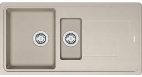 Franke - Évier de cuisine - Evier TITAN FRADURA TTD651 Beige (sous meuble 60cm) 970x500x190/120mm