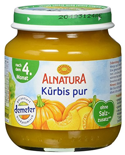 Alnatura Bio Kürbis pur, ab 5. Monat, 125 g