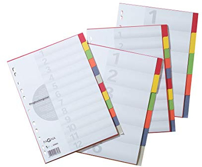 Pagna 32003 20 Registre 12 pièces 6 Couleur pour