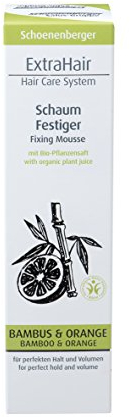 Schoenenberger ExtraHair Hair Care System - Schaum Festiger - mit Bio-Pflanzensaft Birke und Zinnkraut, Bambusextrakt - 1x 150 ml Flasche