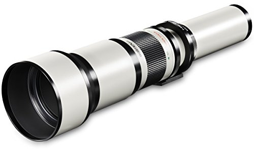 Walimex pro 650-1300mm 1:8-16 CSC Teleobjektiv für Canon EOS M - Manueller Fokus, Zoom-Teleobjektiv für Vollformat & APS-C Sensor, Ganzmetallfassung, inkl. Aufbewahrungstasche & Objektivdeckeln