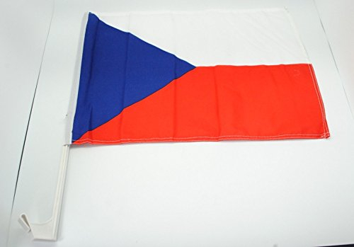 Autofahne, Carflag Tschechien, Ceska Republika im 2er Set