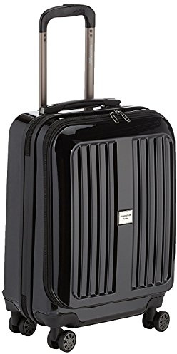 HAUPTSTADTKOFFER - X-Berg -Handgepäck Hartschalen-Koffer Trolley, 55 cm, 42 Liter, TSA, Schwarz glänzend