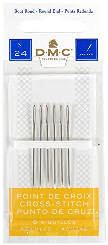 DMC - Kreuzstichnadeln, Stumpf, Stahl, 24