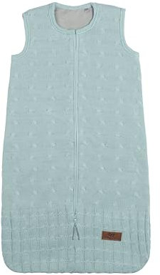 Baby's Only - Schlafsack Baby Cable - Babyschlafsack - Pucksack - Fein gestrickt - Baumwollfutter - Mint - 90 cm