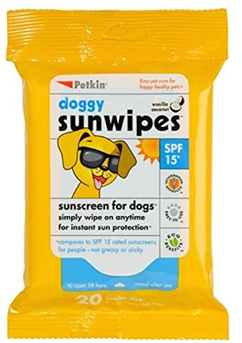 Petkin SPF15 Sunscreen Wipes